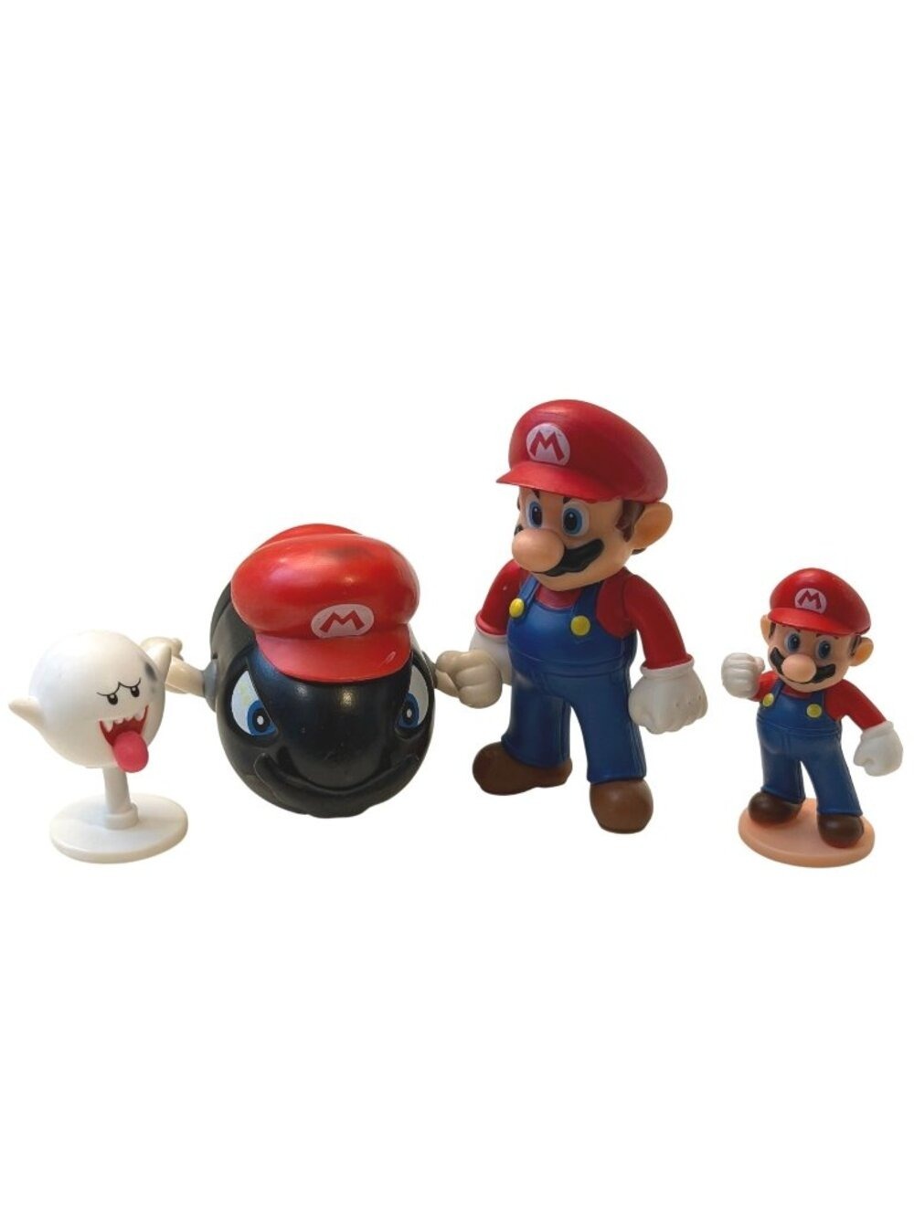Nintendo Super Mario Figure Lot Mario Boo Bullet Bill JAKKS PVC Toys Cake Topper